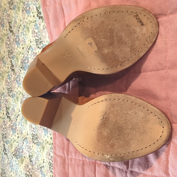 Rag & Bone | Mabel suede peep toe booties - Picture 6 of 11